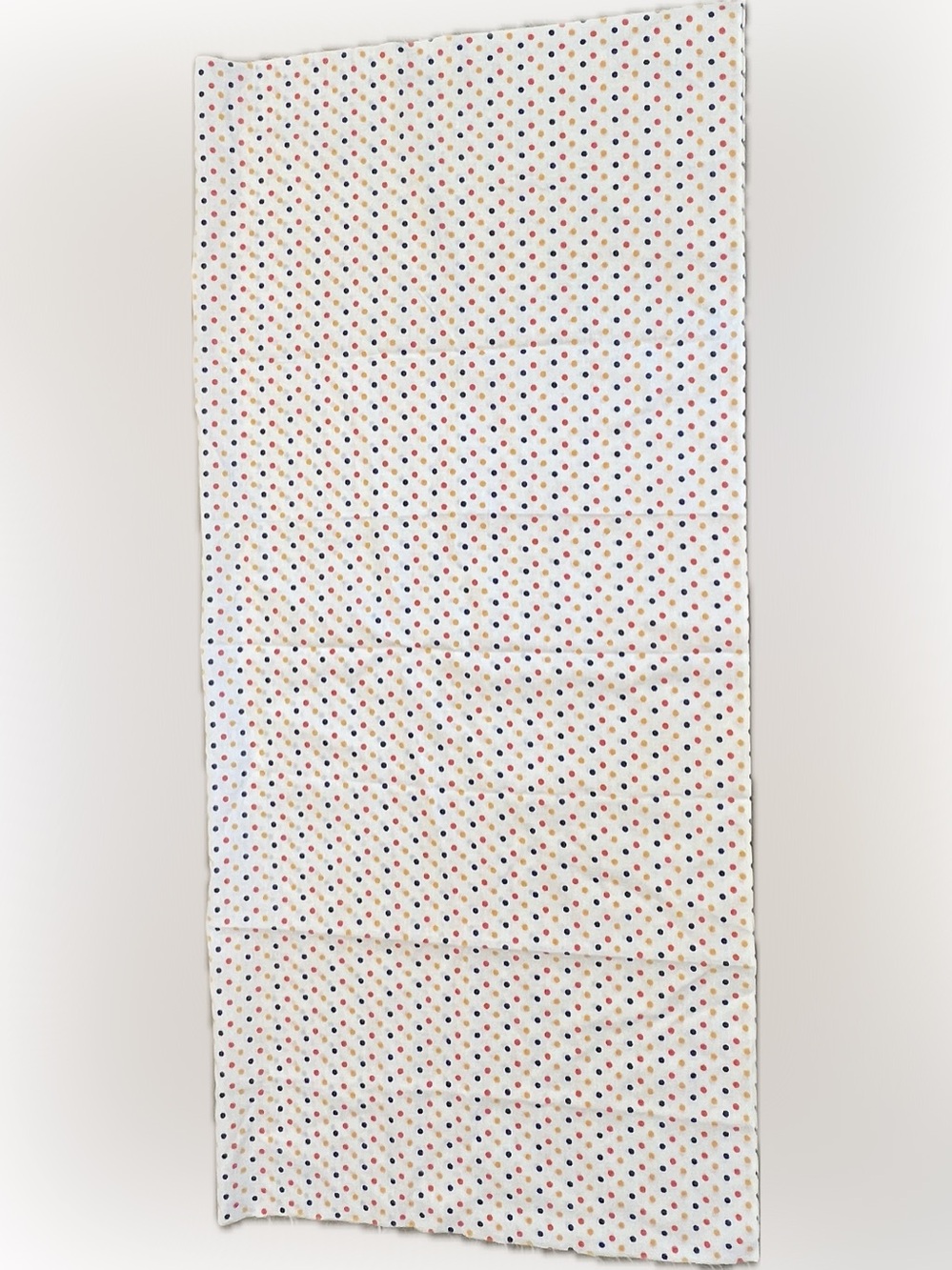 Vintage New Polka Dot Cotton Fabric Panel Multicolor Dots Sewing Craft Art